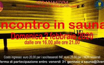 3Venat – Incontro in sauna – 2 febbraio 2020